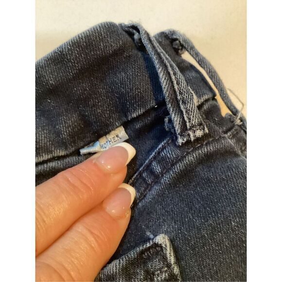 Mother The Looker Ankle Fray Jeans Sz 27 Stretch - Picture 8 of 9